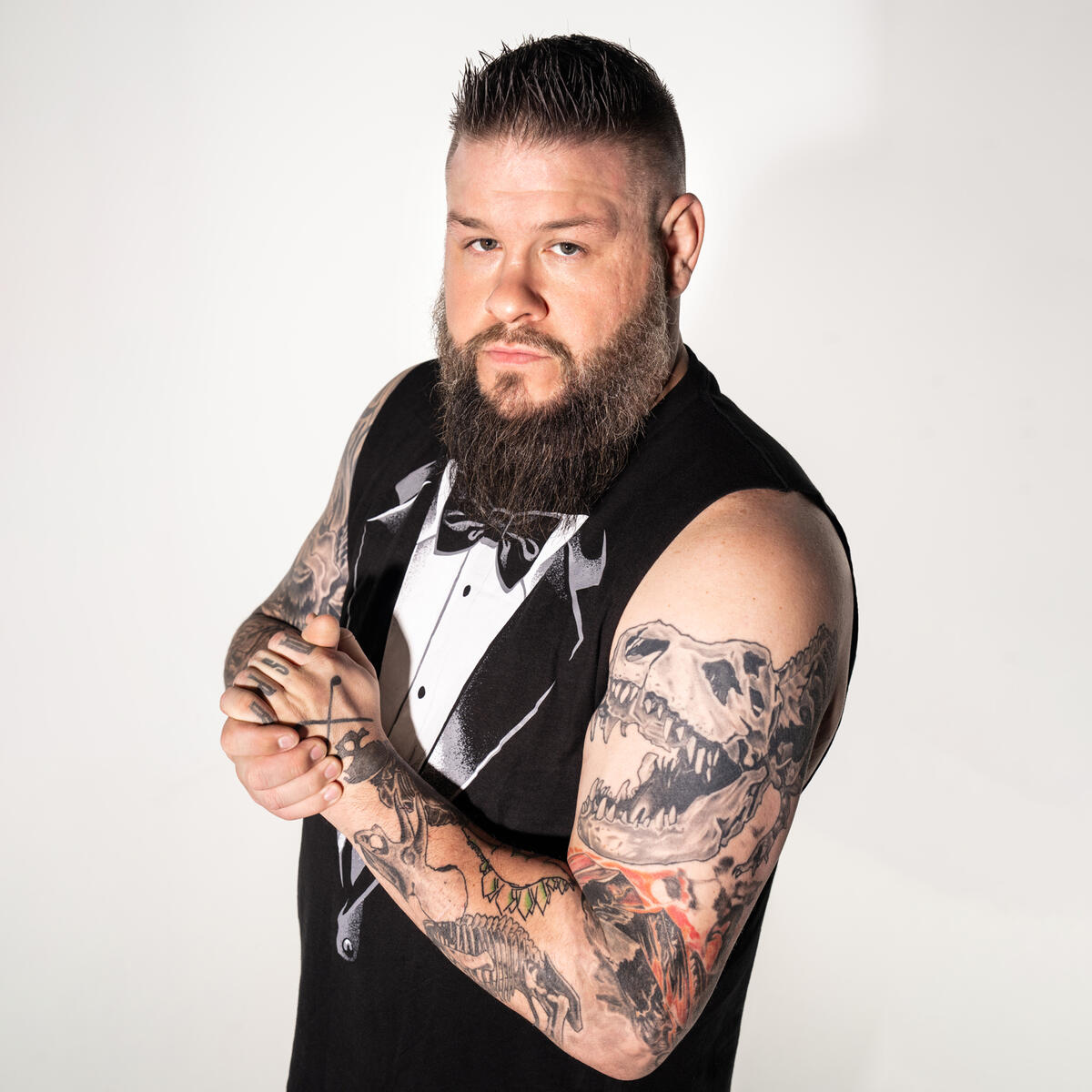 Kevin Owens skeleton tattoo