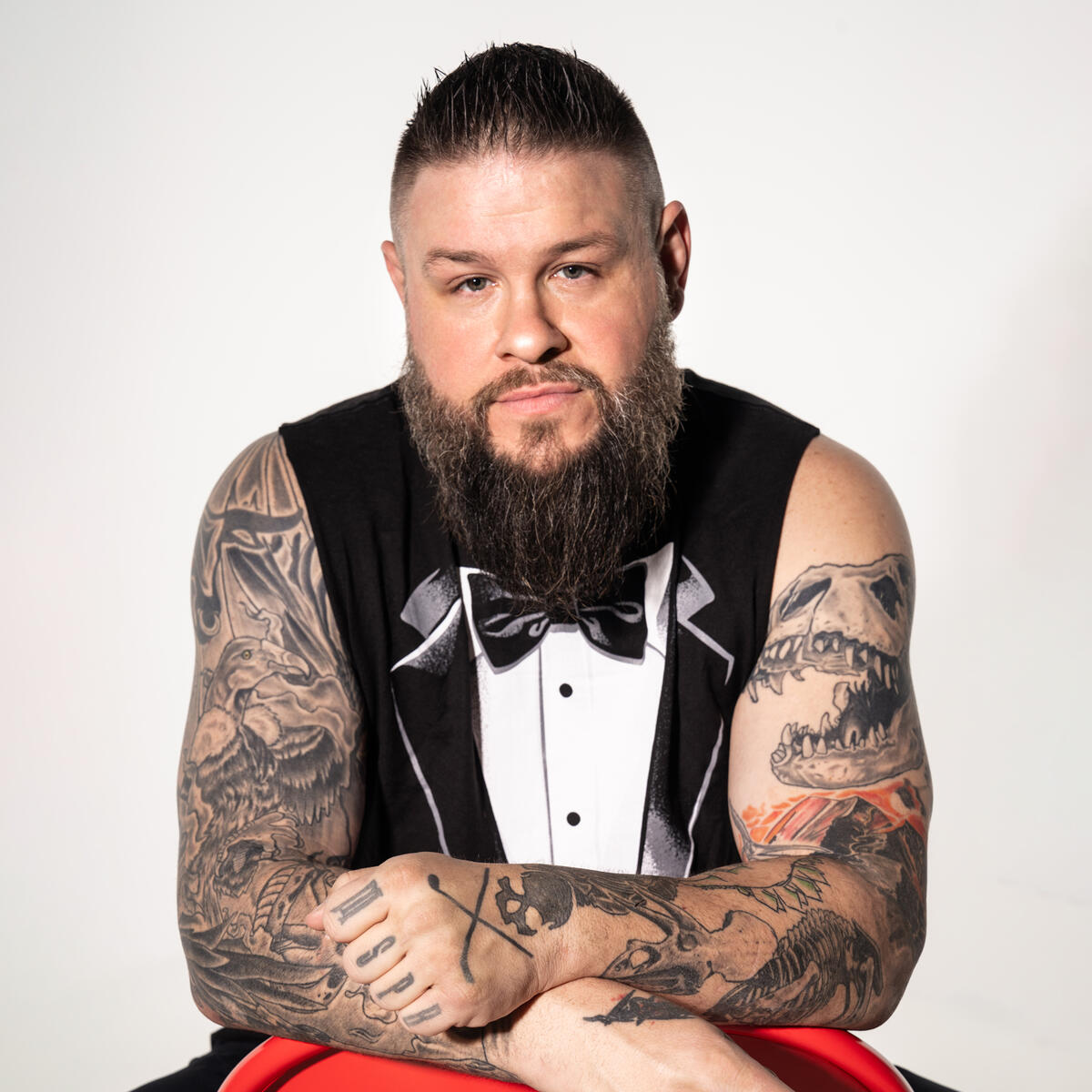 Kevin Owens volcano tattoo