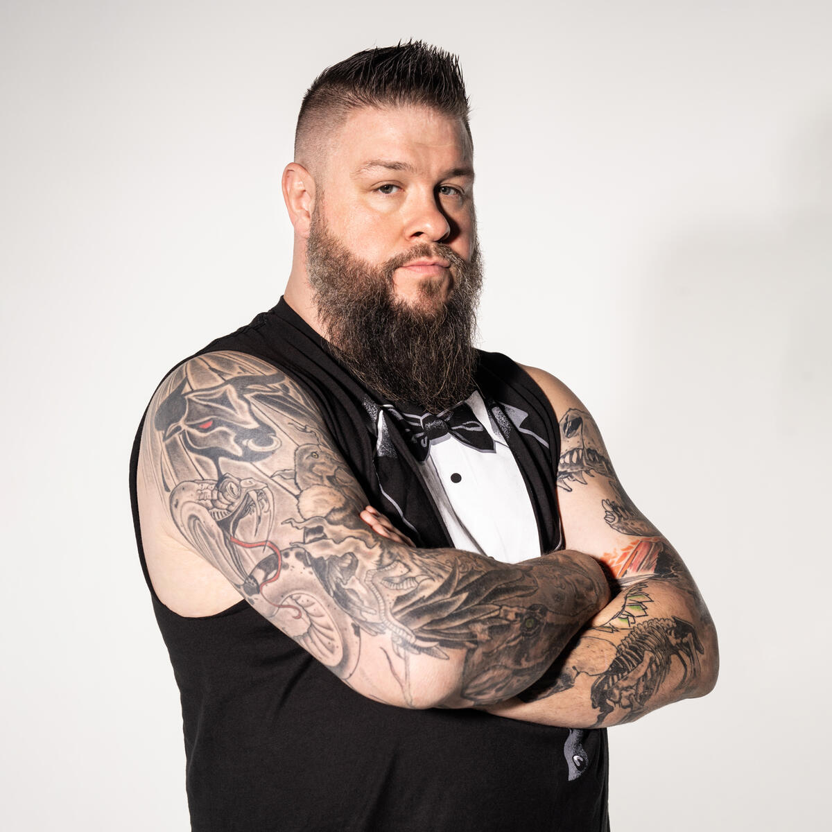 Kevin Owens animal tattoos