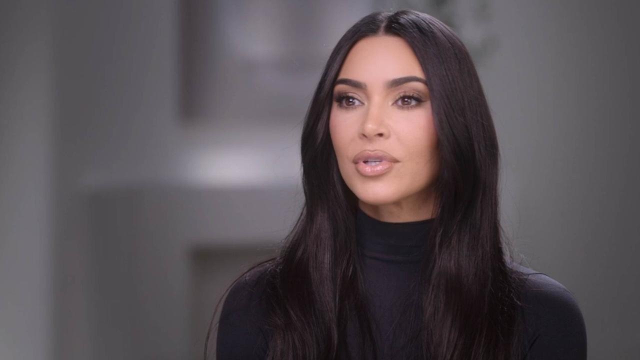 Kim Kardashian in a contextual photograph: interview context; not tattoo evidence