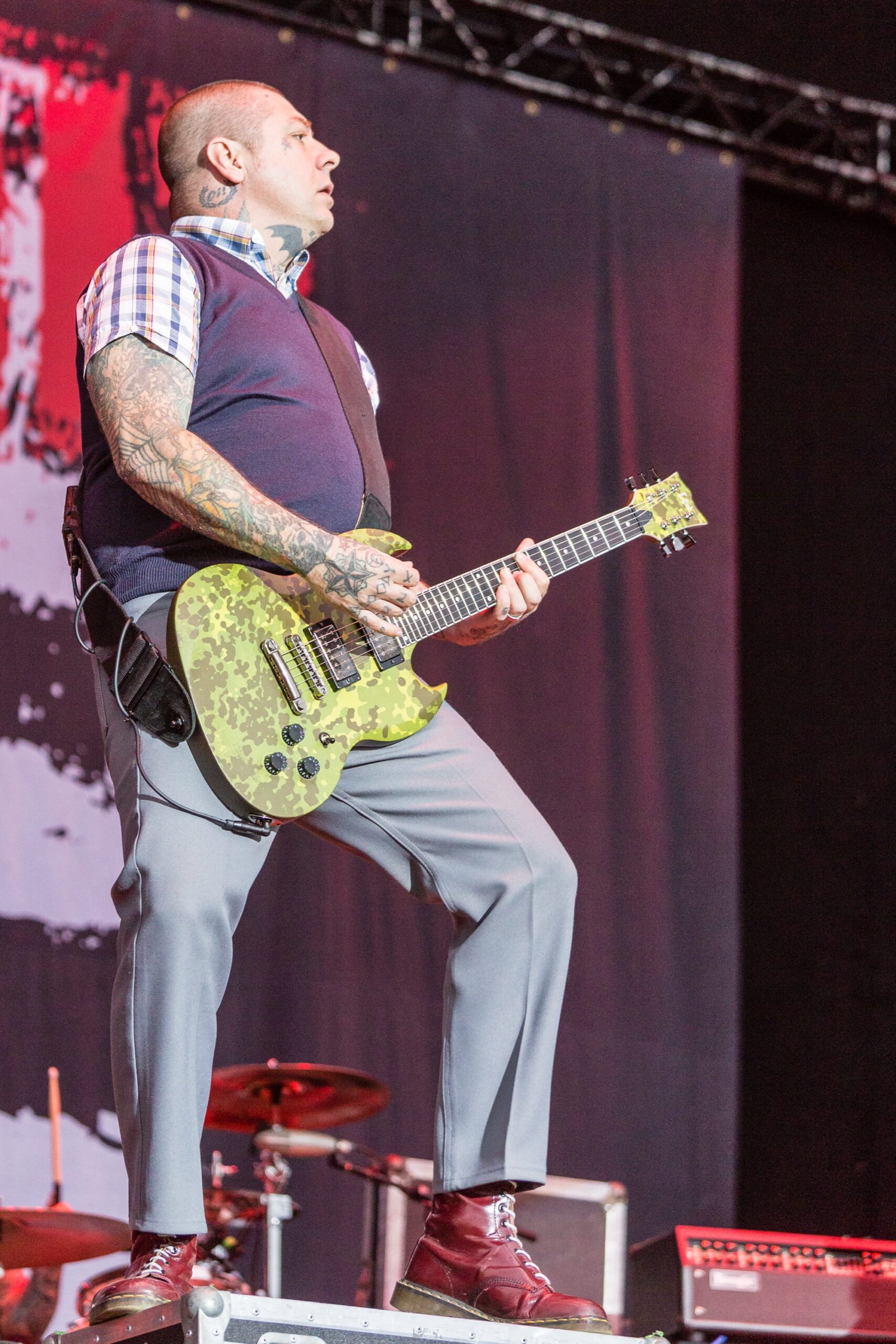 Lars Frederiksen hand and arm tattoos