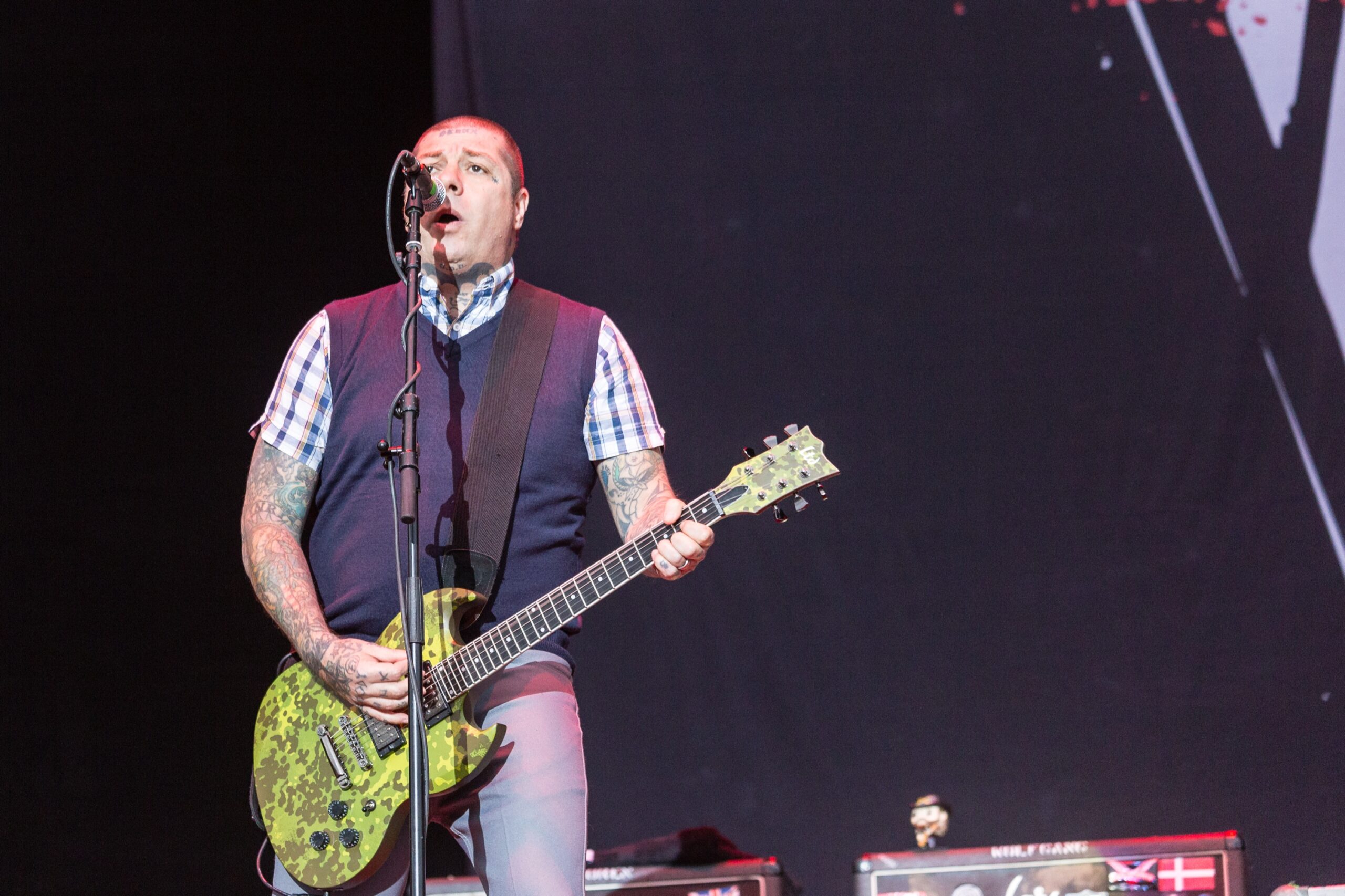 Lars Frederiksen left arm tattoos