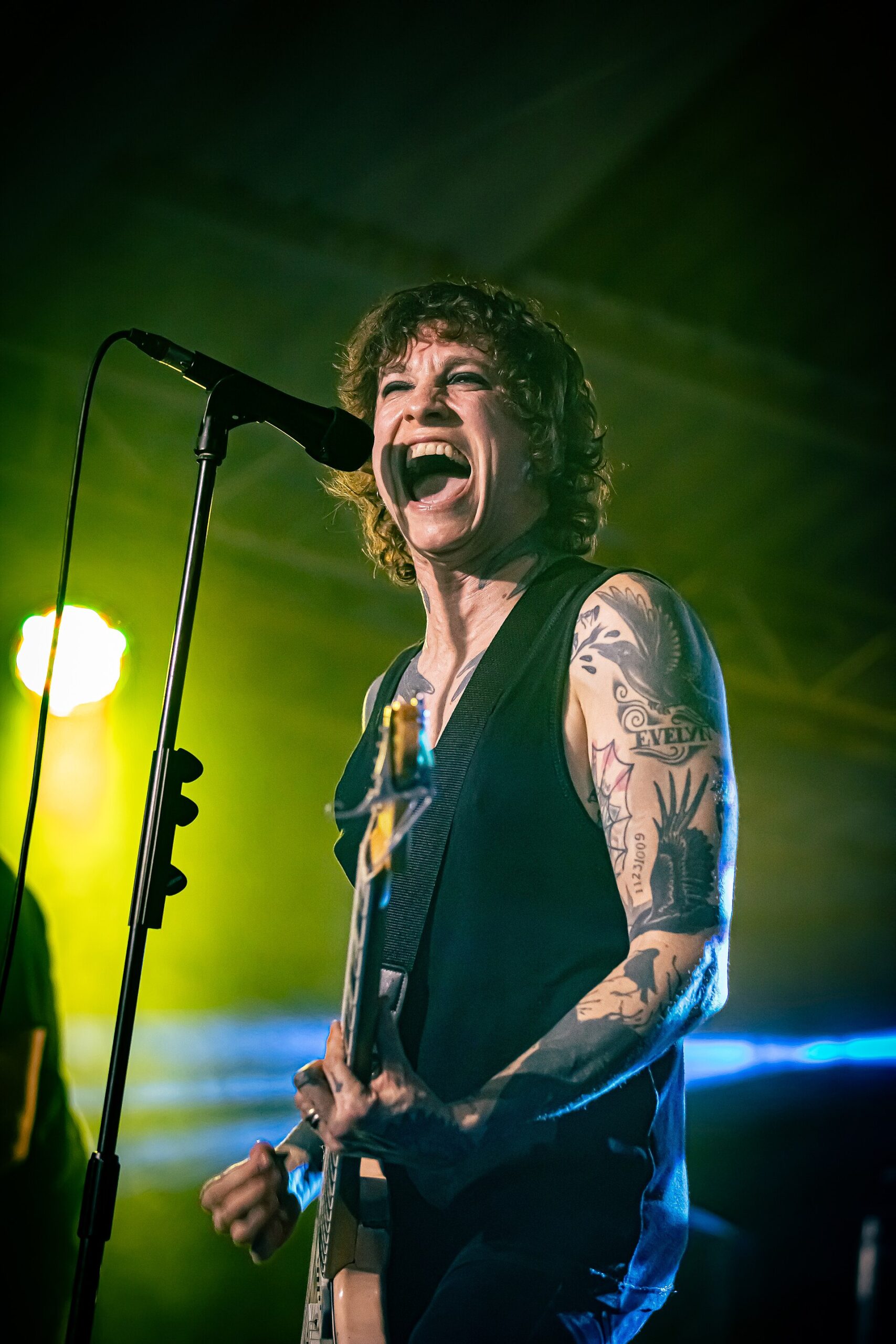 Laura Jane Grace blackout cover-up Laura Jane Grace tattoos: blackout cover-up