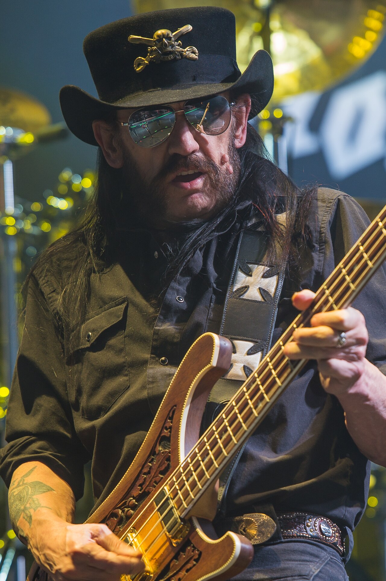 Lemmy Kilmister arm tattoo closeup