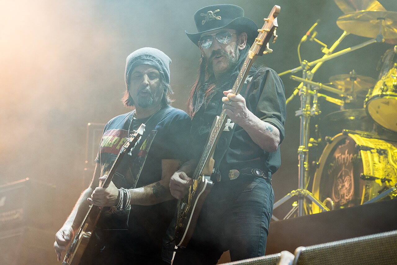 Lemmy Kilmister forearm tattoo live