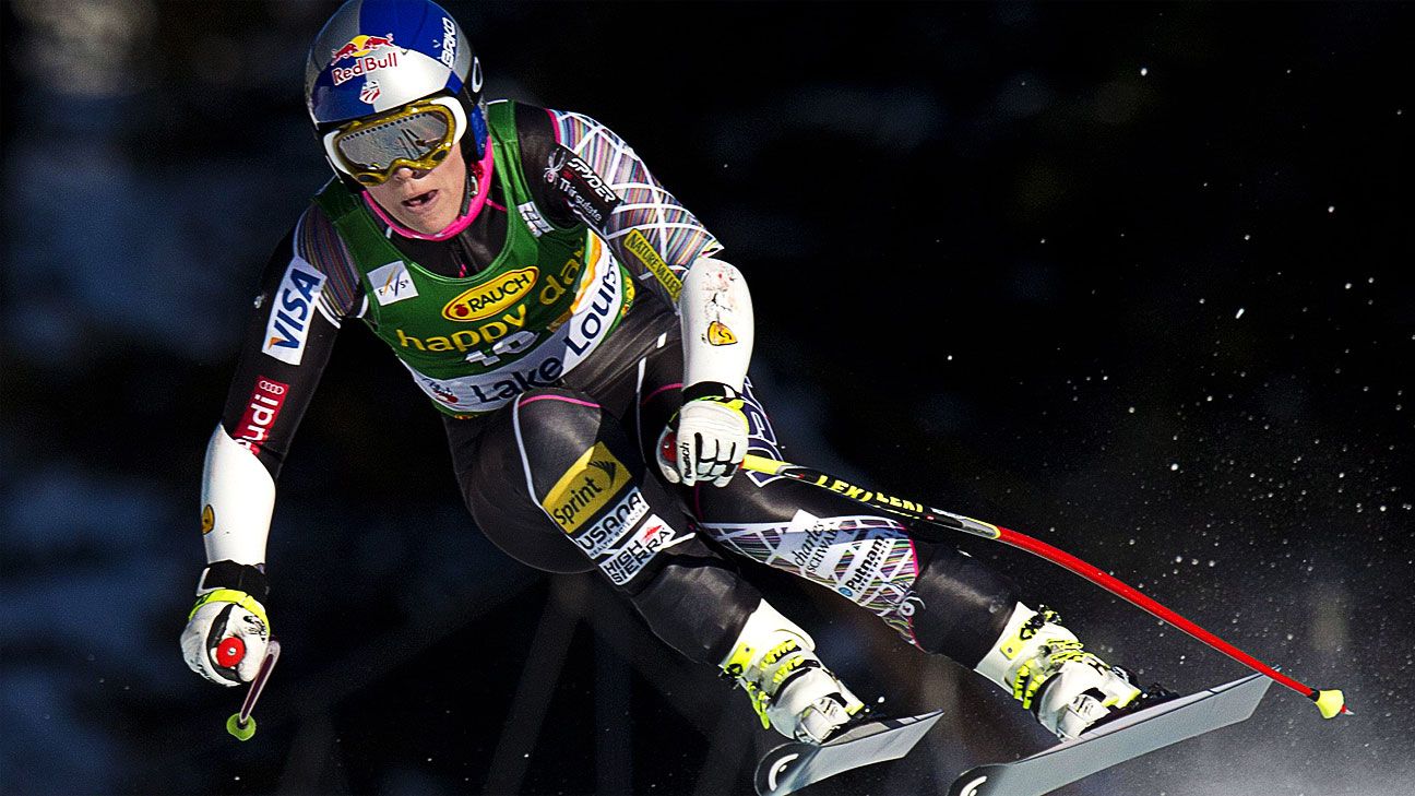 Lindsey Vonn in a contextual photograph: inline; not tattoo evidence