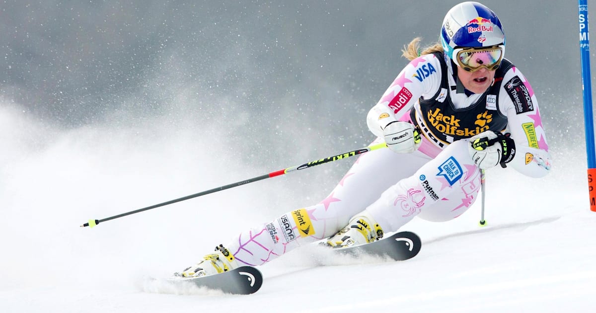 Lindsey Vonn in a contextual photograph: inline; not tattoo evidence