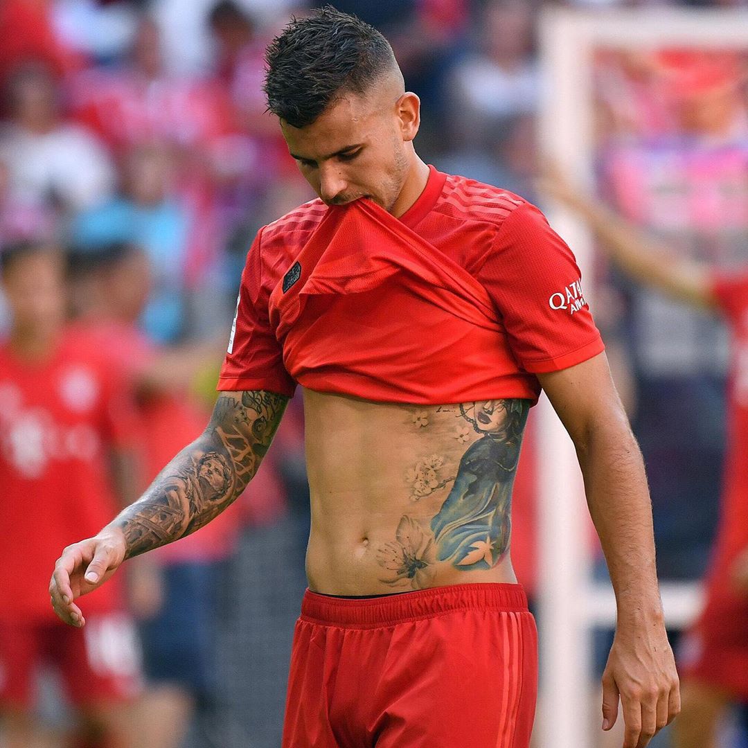 Lucas Hernandez tattoos: inline tattoo evidence