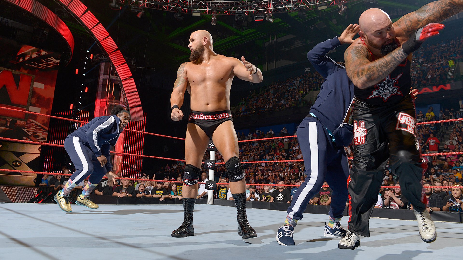 Luke Gallows tattoos: The skulls on his right forearm