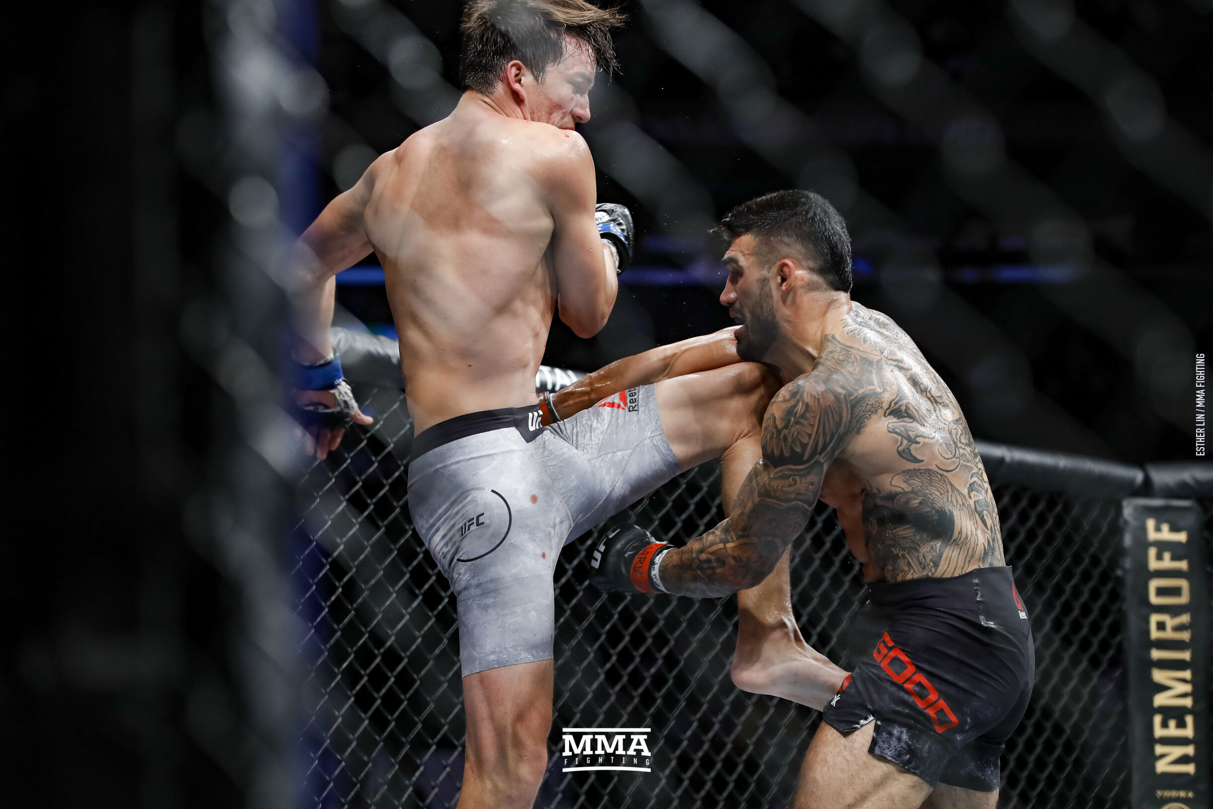 Lyman Good tattoos: The black-and-gray sleeve on his left arm