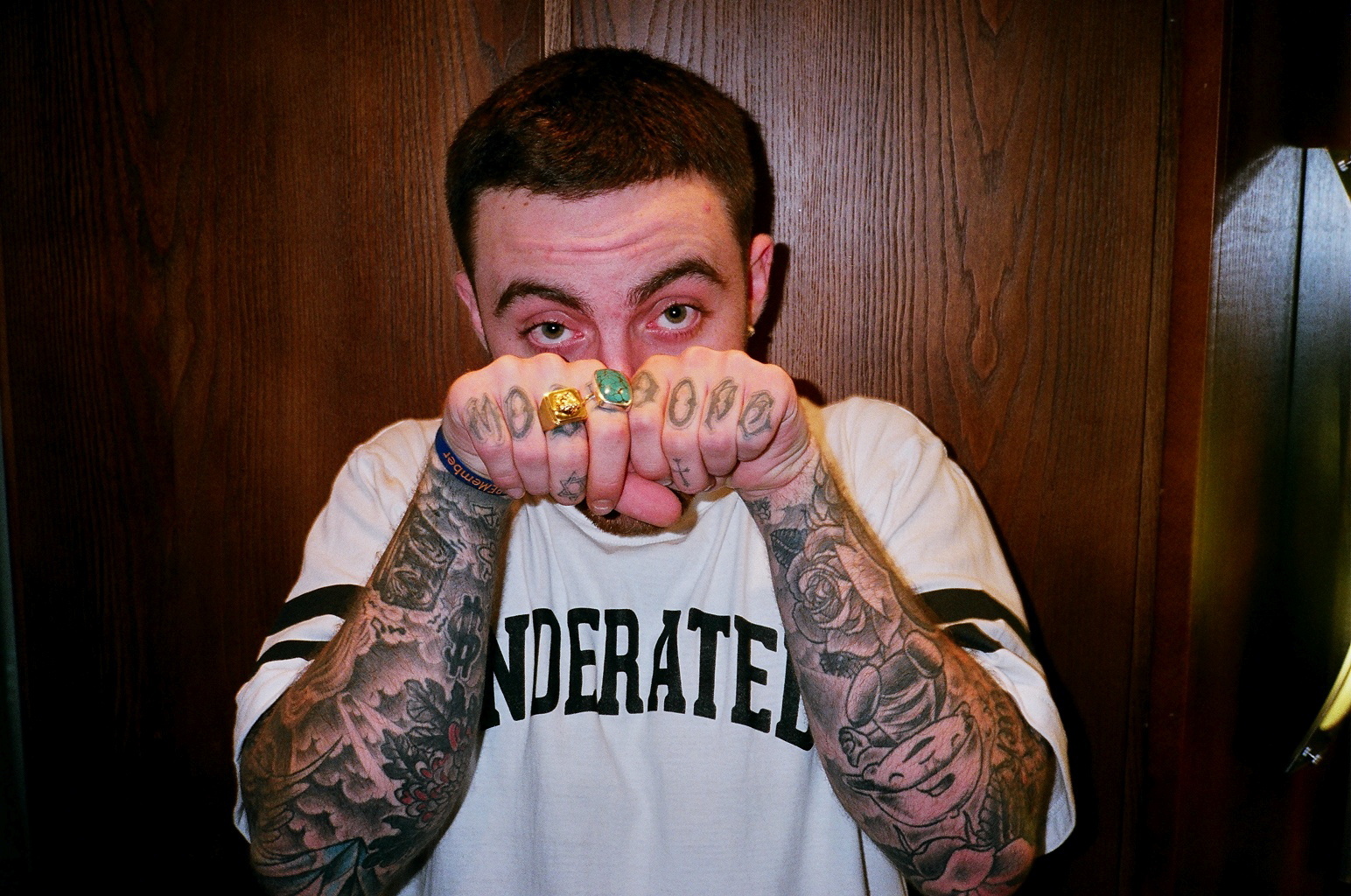 Mac Miller tattoos: MOST DOPE knuckle tattoos