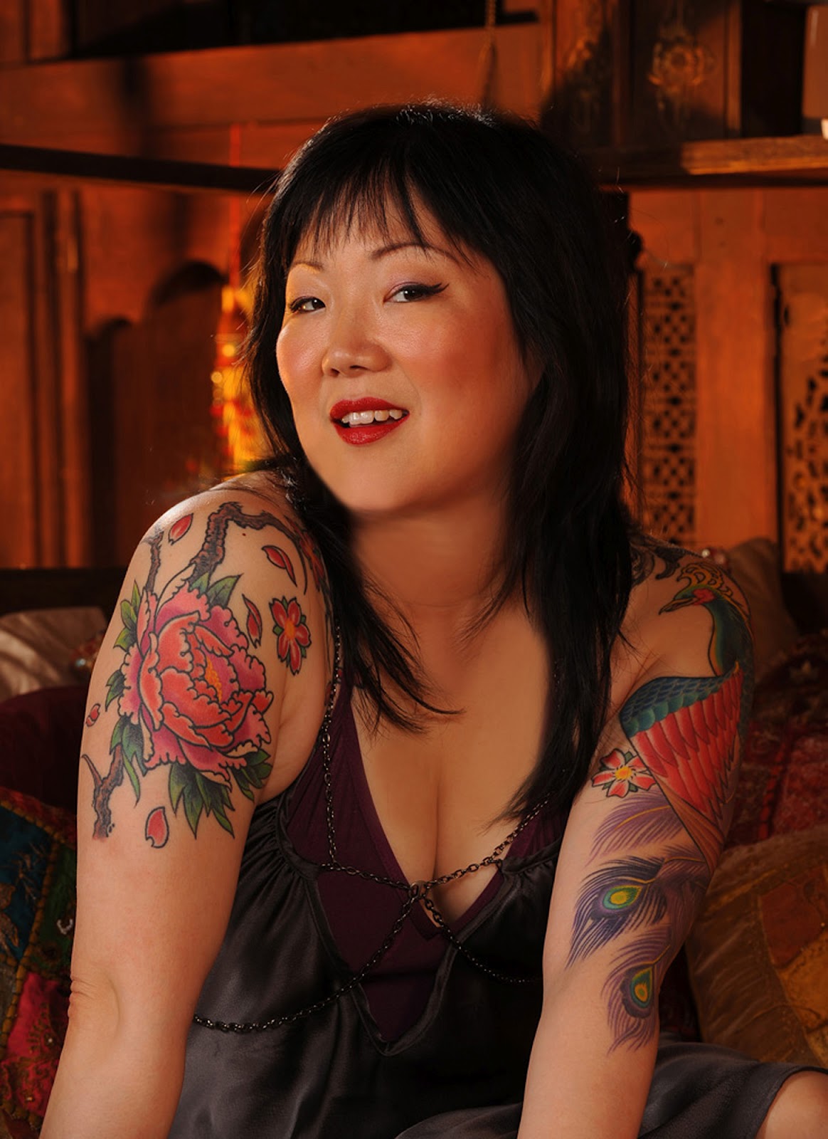 Margaret Cho arm tattoos