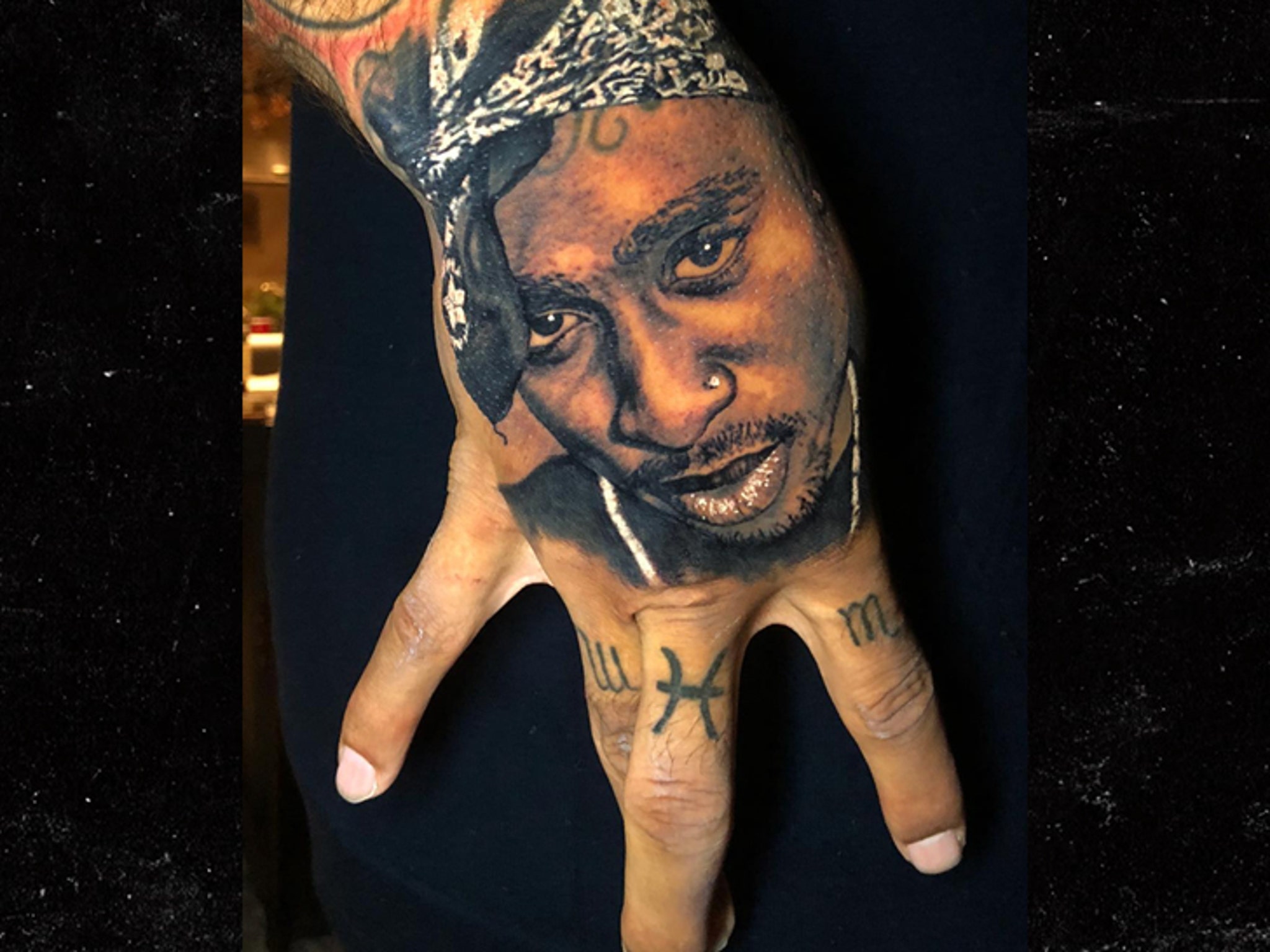 Matt Barnes Nipsey Hussle hand tattoo