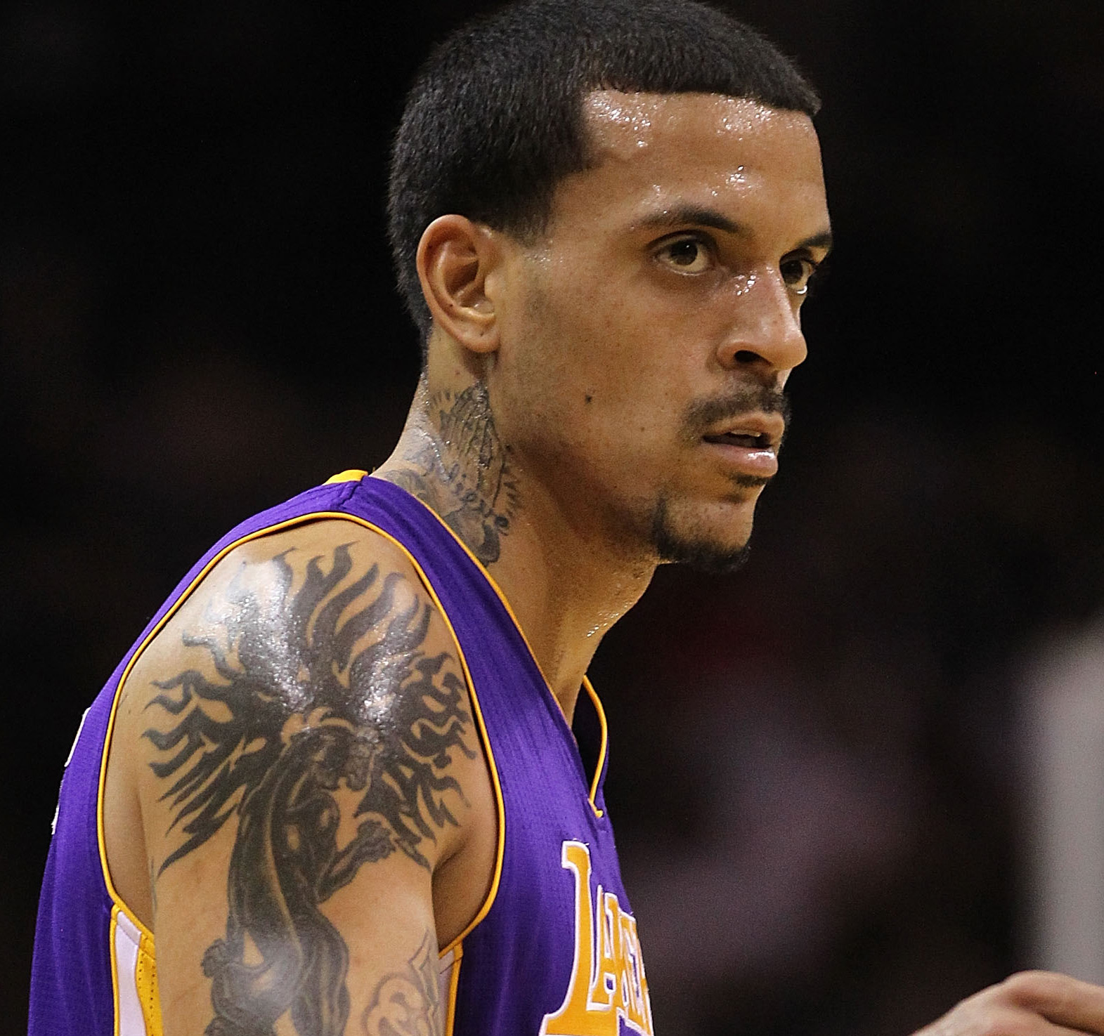 Matt Barnes shoulder tattoos