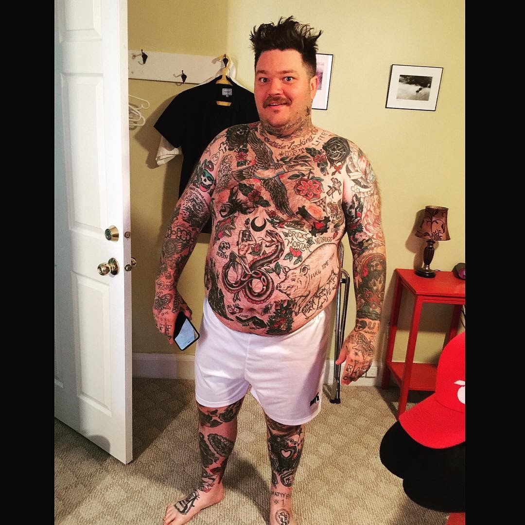 Matty Matheson tattoos: Inline genuine tattoo photograph