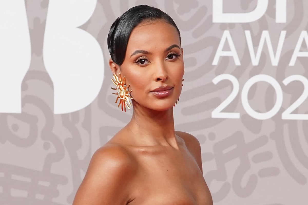 Maya Jama in a contextual photograph: inline; not tattoo evidence