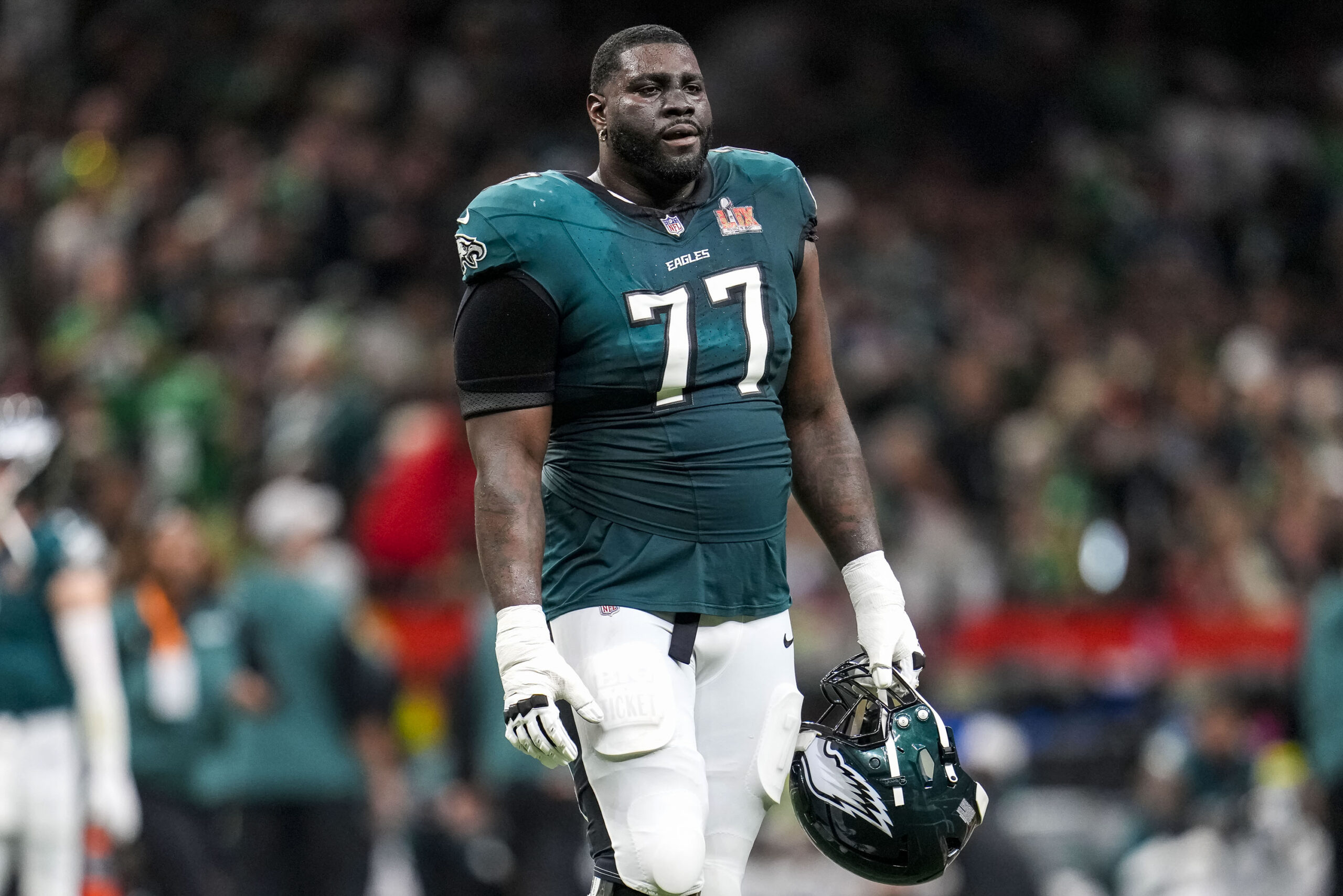 Mekhi Becton in a contextual photograph: Contextual photo only; not tattoo evidence.; not tattoo evidence