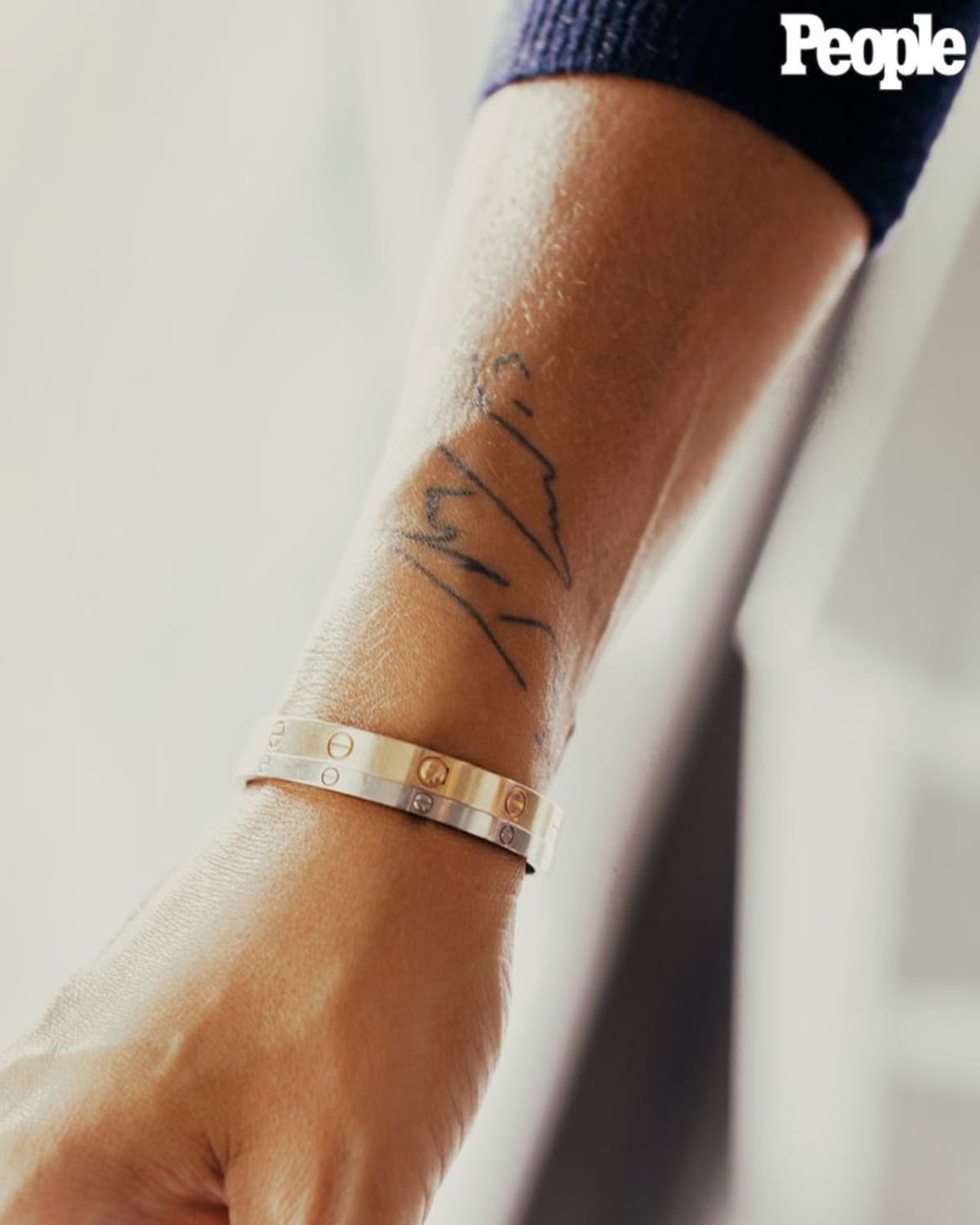 Meredith Gaudreau tattoos: People signature tattoo portrait