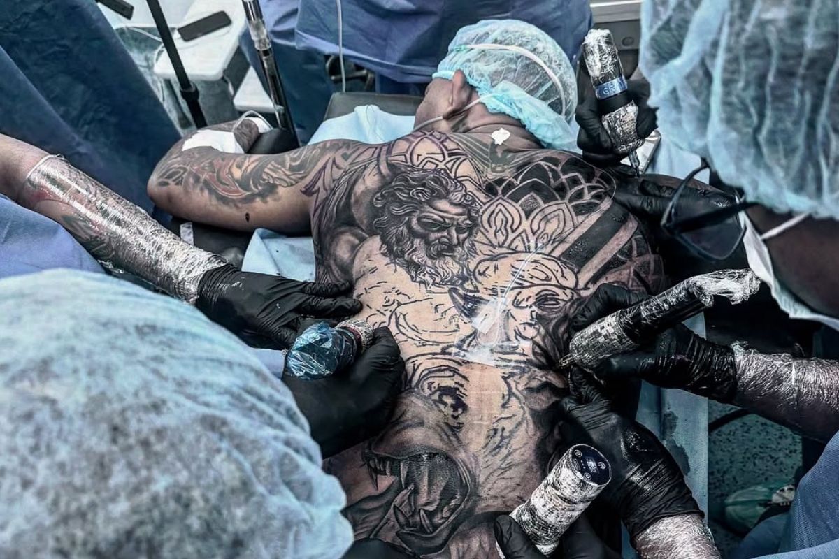 Michael Morales tattoos: inline