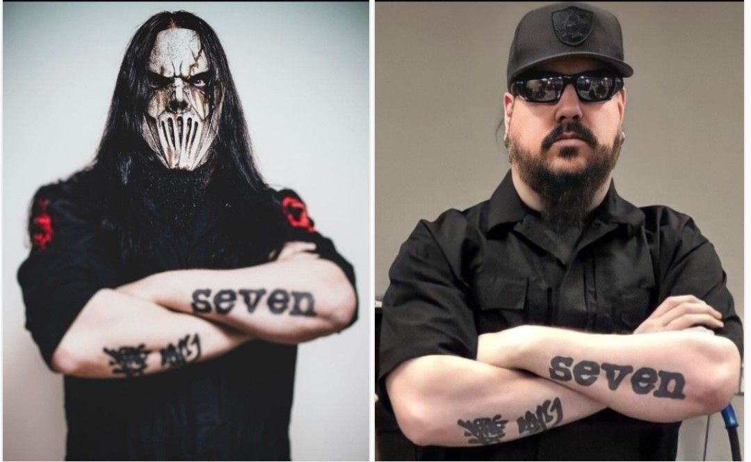 Mick Thomson arm tattoos