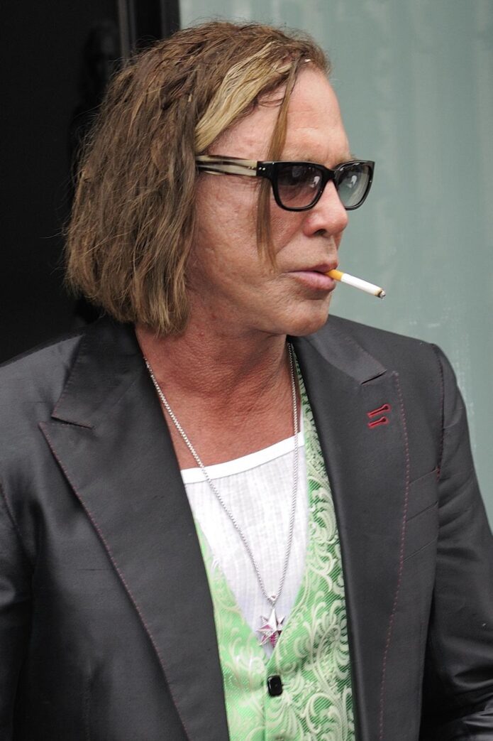 Mickey Rourke tattoos