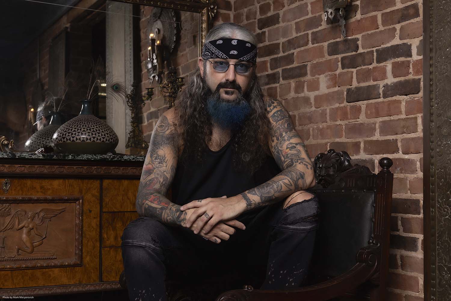 Mike Portnoy tattoos: Mike Portnoy tattoo photograph