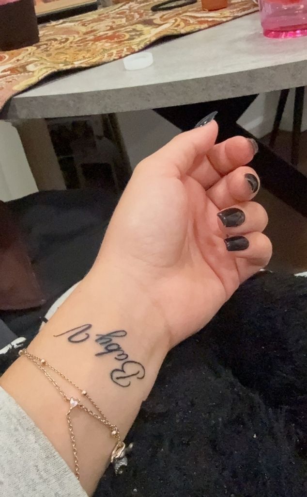 Milania Giudice tattoos: inline
