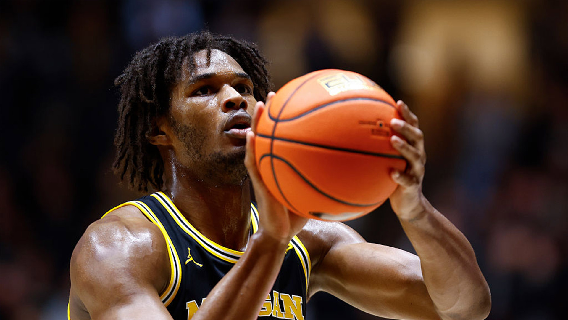 Morez Johnson Jr. portrait: face-visible basketball portrait