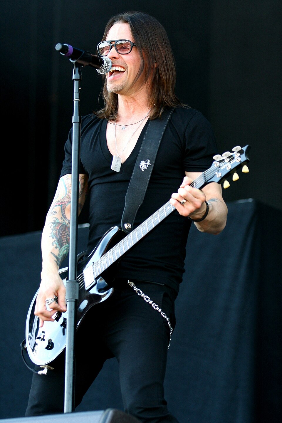 Myles Kennedy sleeve tattoos