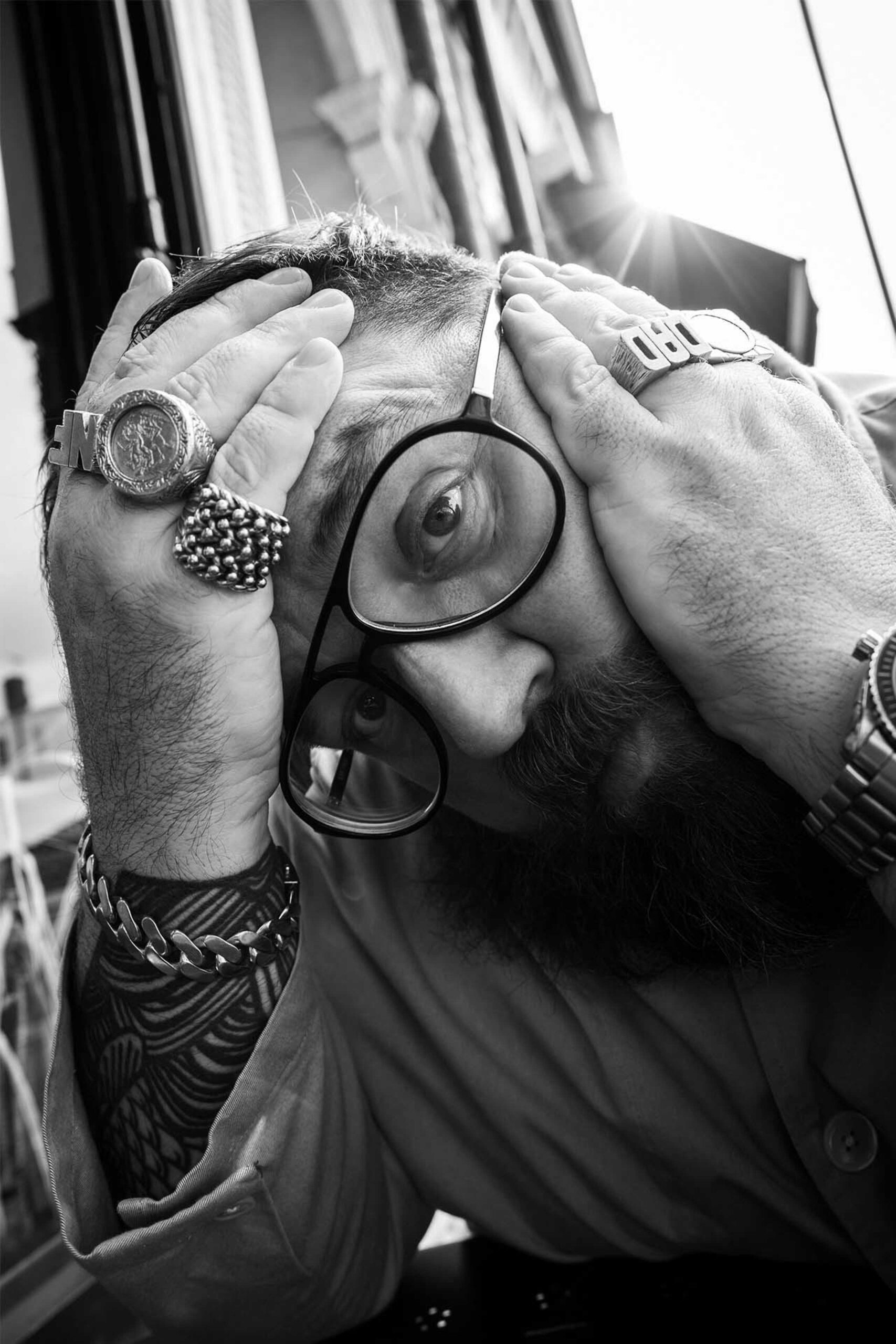 Nick Frost tattoos: Nick Frost tattoo article inline image