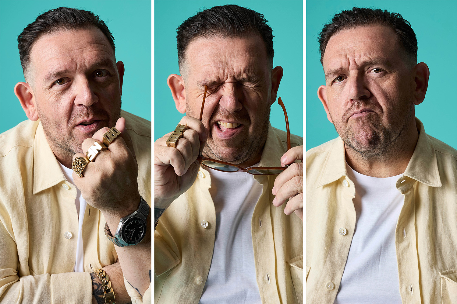 Nick Frost tattoos: Nick Frost tattoo article inline image