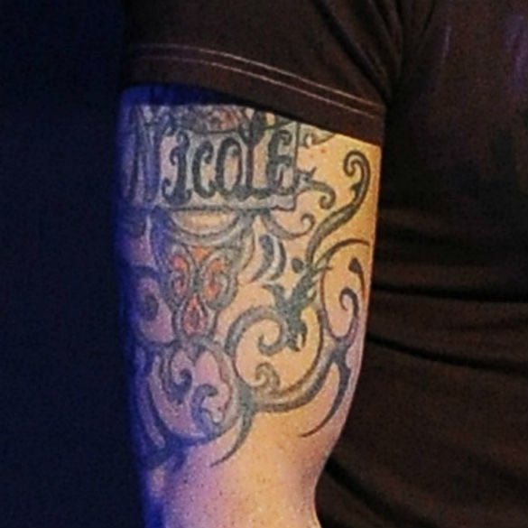 Keith Urban Nicole tribute tattoo
