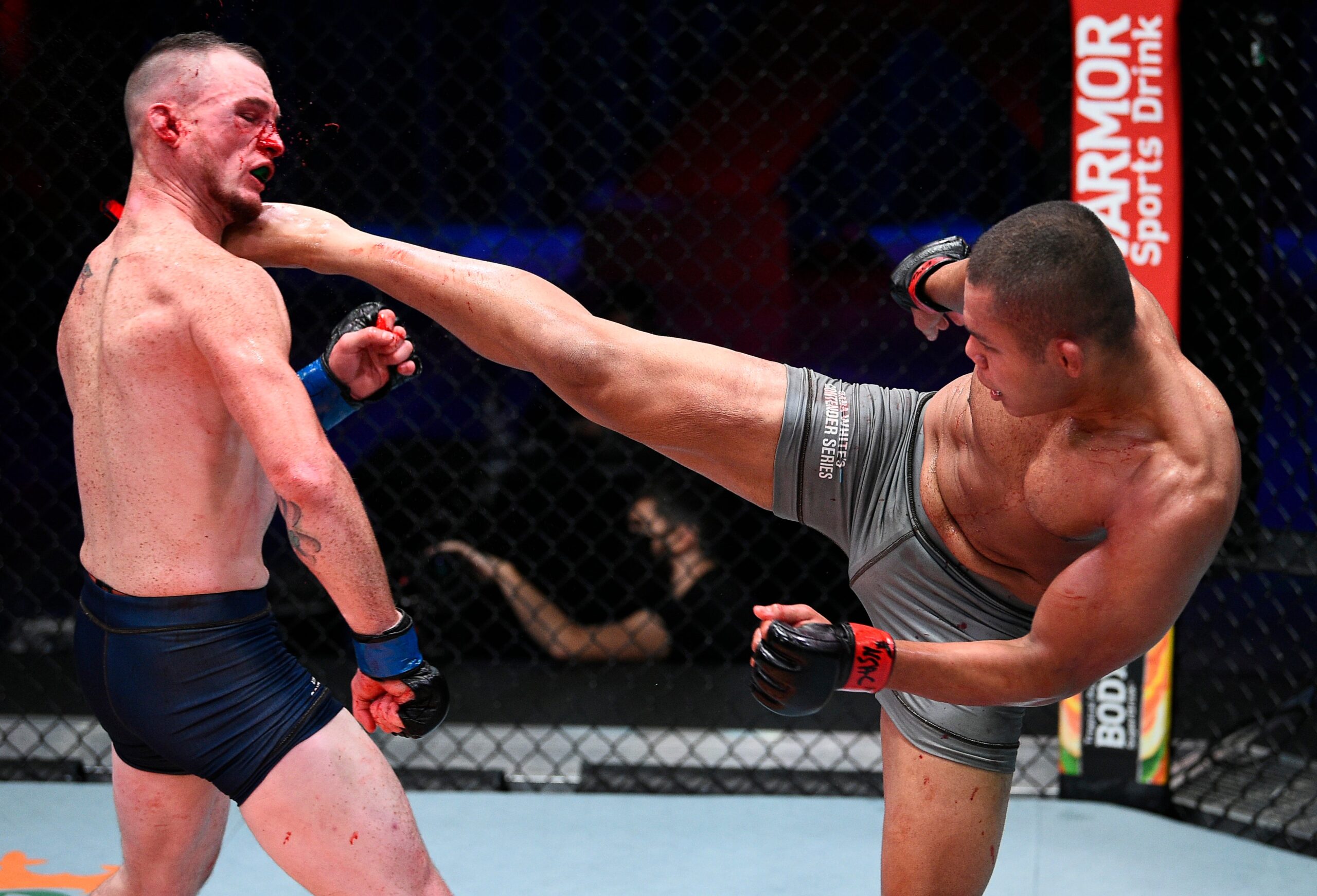 Nikolas Motta in a contextual photograph: Career context: earning a UFC contract; not tattoo evidence