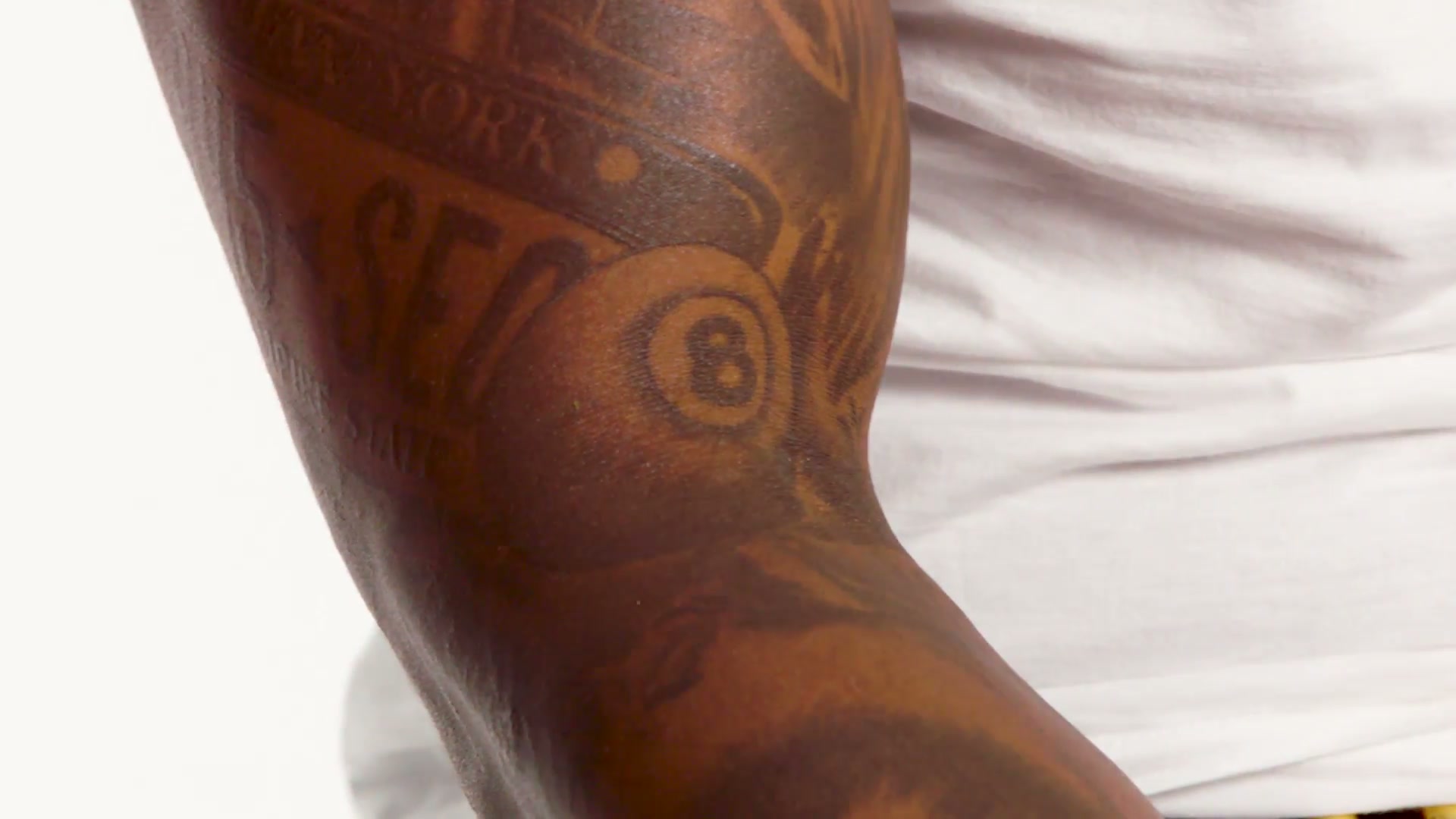 The eight ball and Section 8 tattoo details