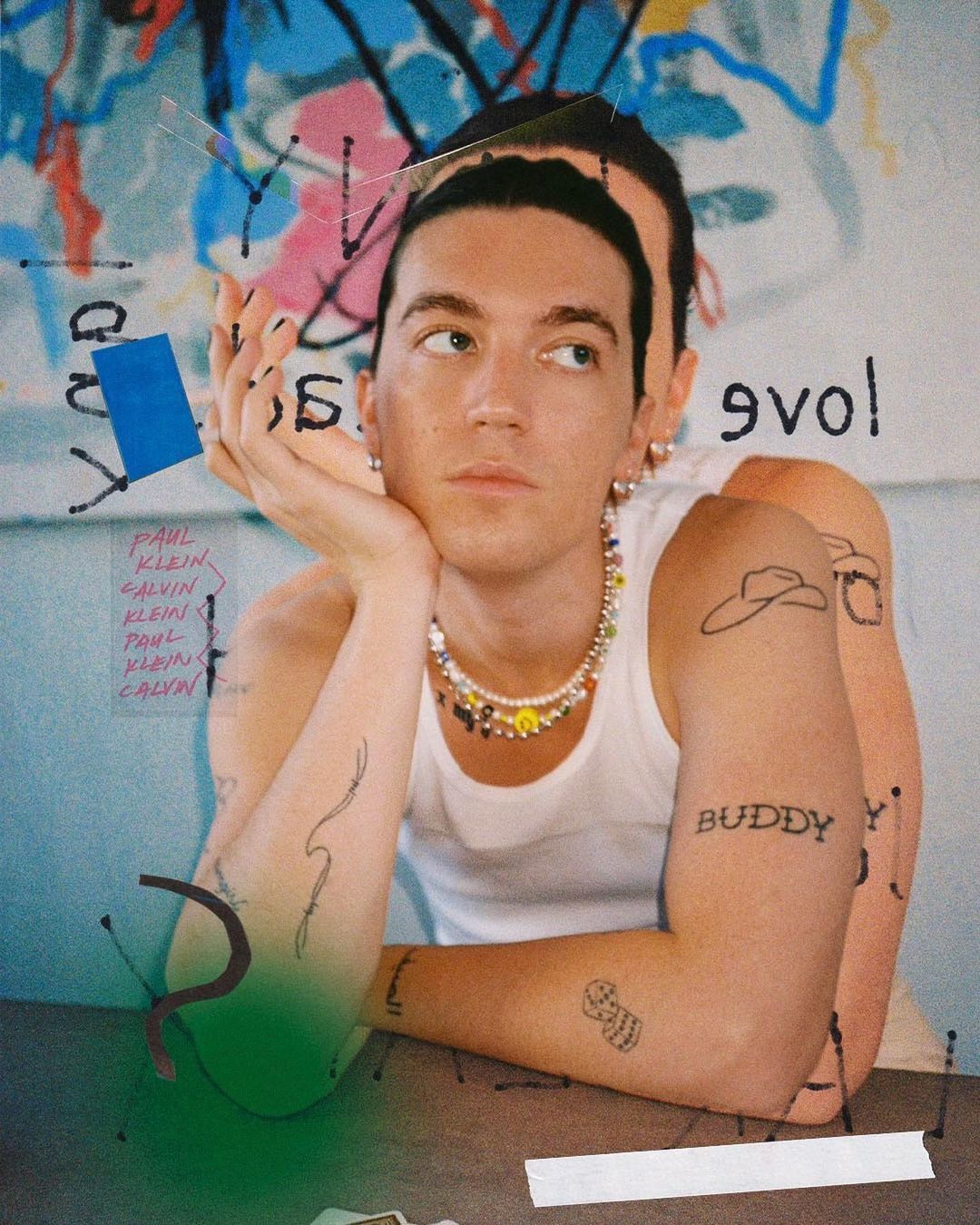 Paul Klein tattoos: inline