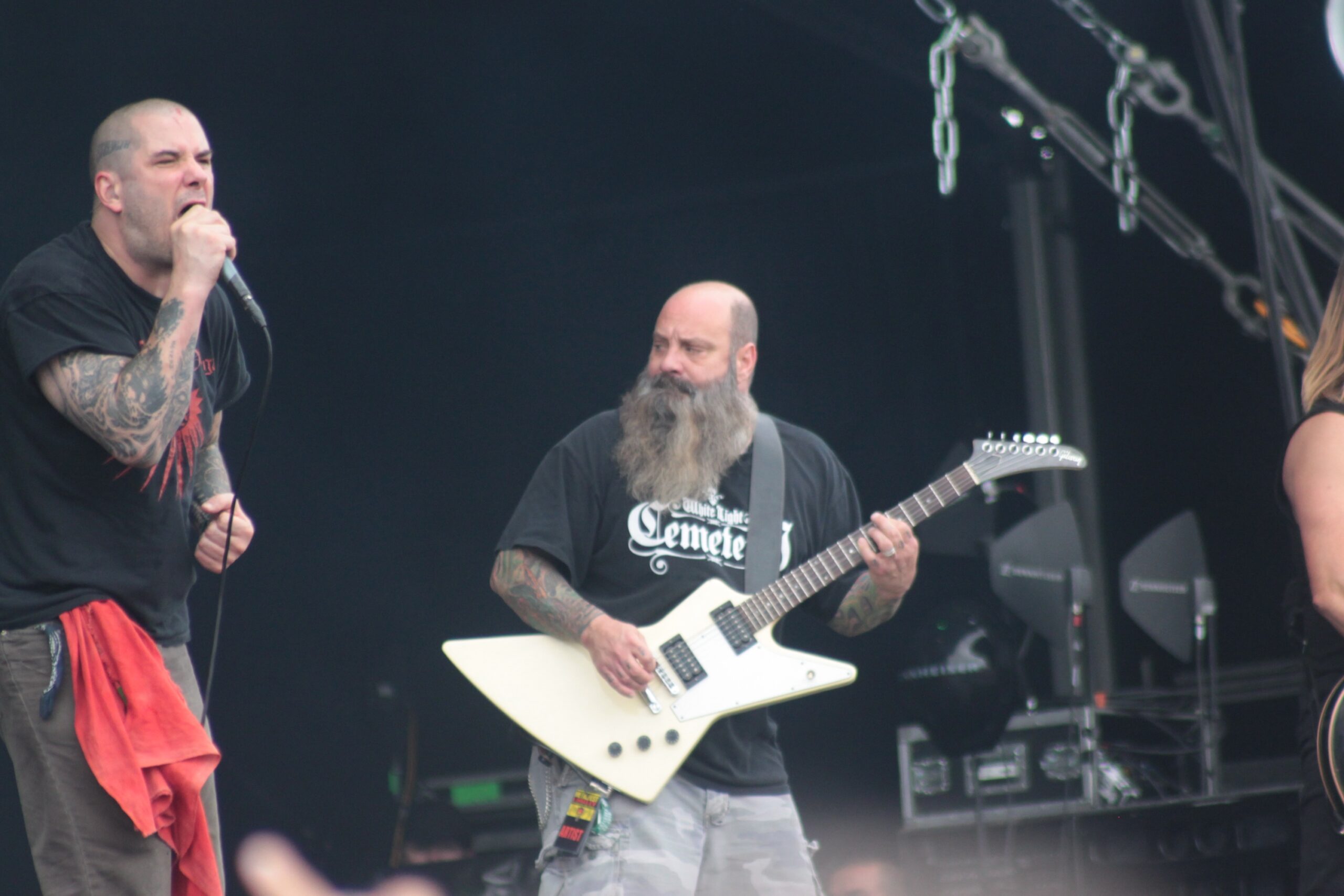 Phil Anselmo sleeve tattoos onstage with Down