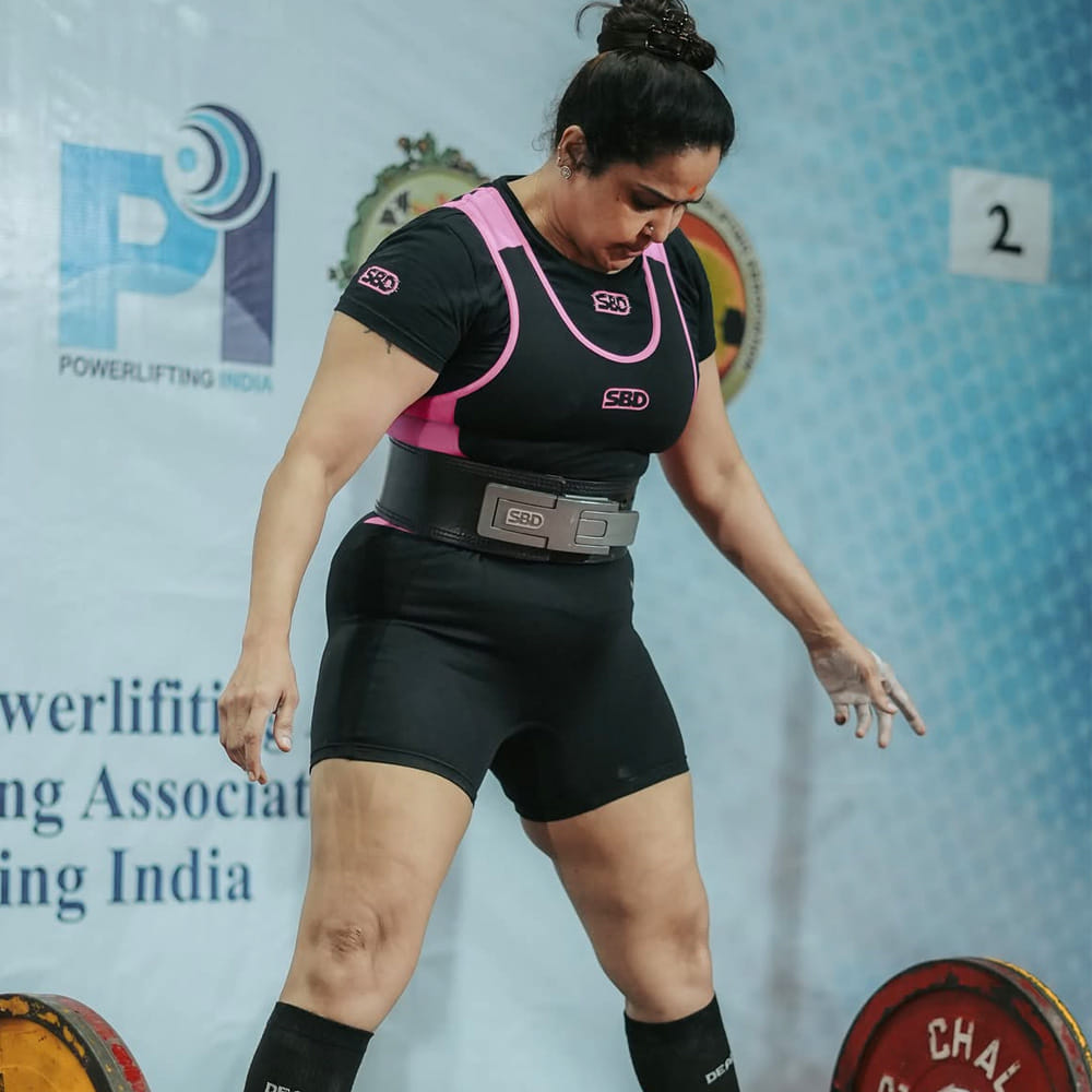 Pragathi Mahavadi in a contextual photograph: inline; not tattoo evidence