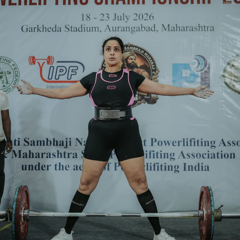 Pragathi Mahavadi in a contextual photograph: inline; not tattoo evidence