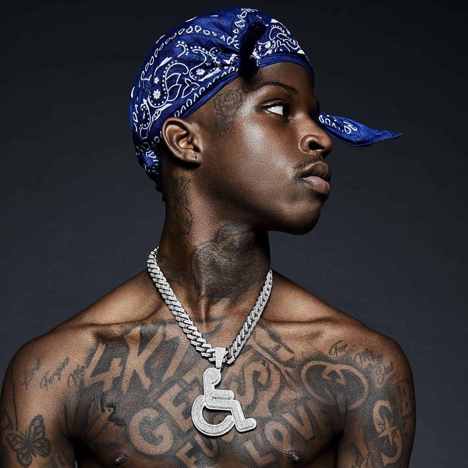 Neck Portrait Quando Rondo Tattoos: Chest Lettering, Sleeves and Neck Ink
