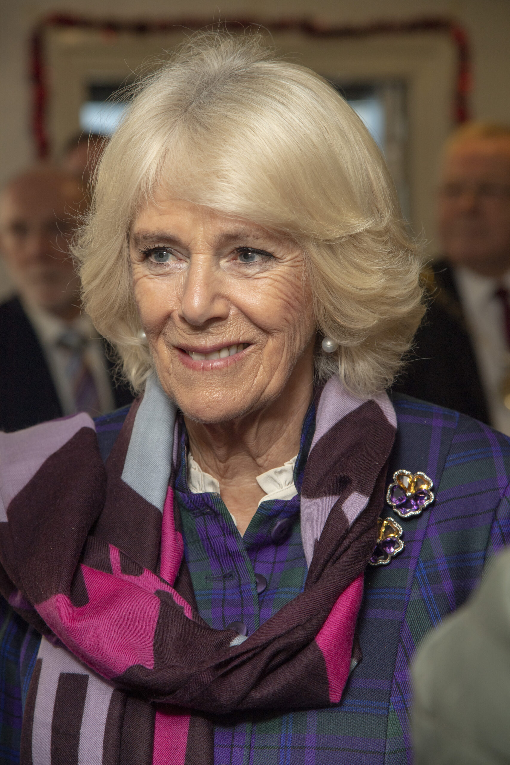 Queen Camilla at an earlier engagement Queen Camilla in a contextual photograph: contextual earlier royal portrait; not tattoo evidence