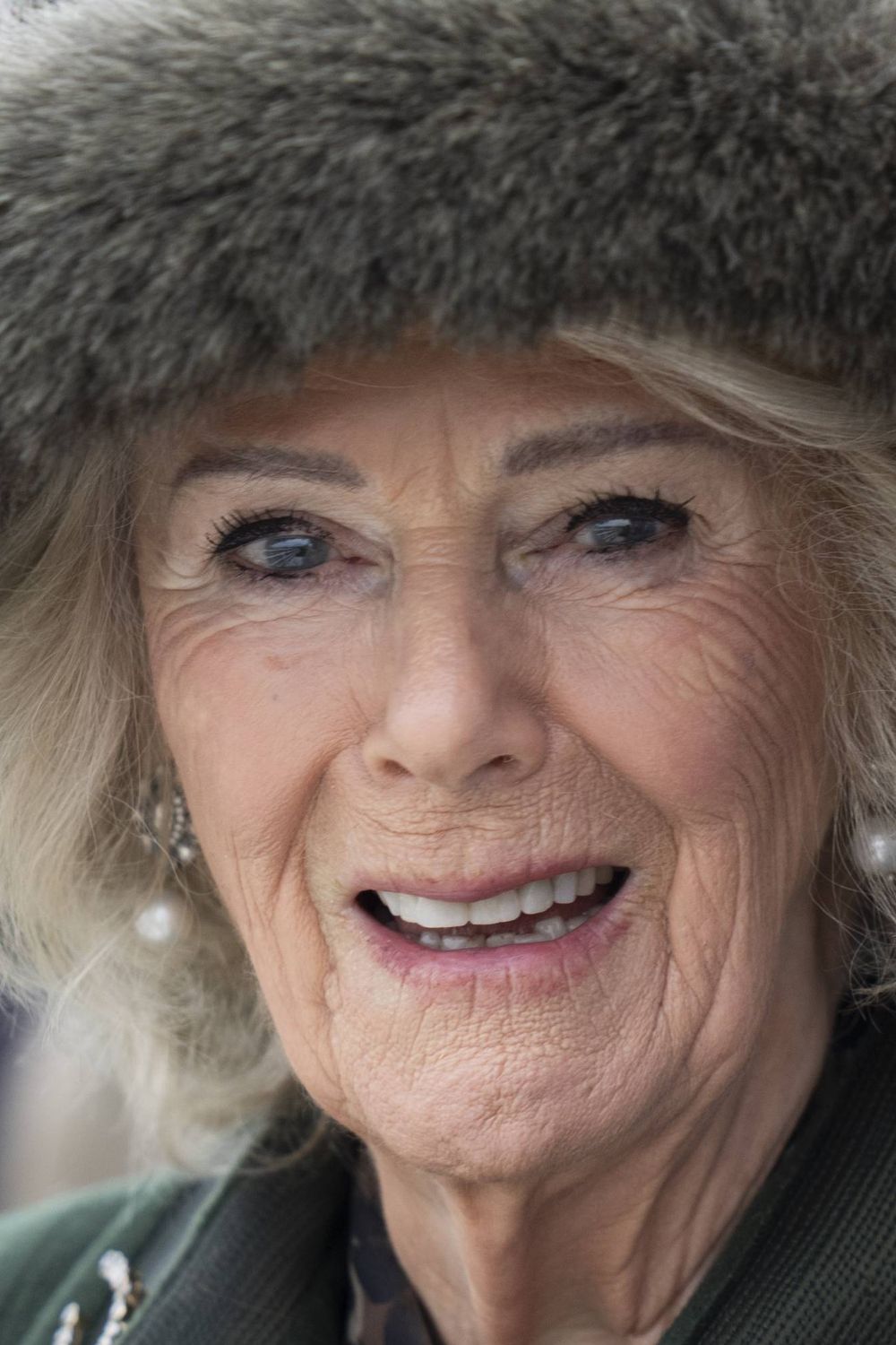Queen Camilla showing the Couture Brow look Queen Camilla tattoos: third tattoo-evidence view