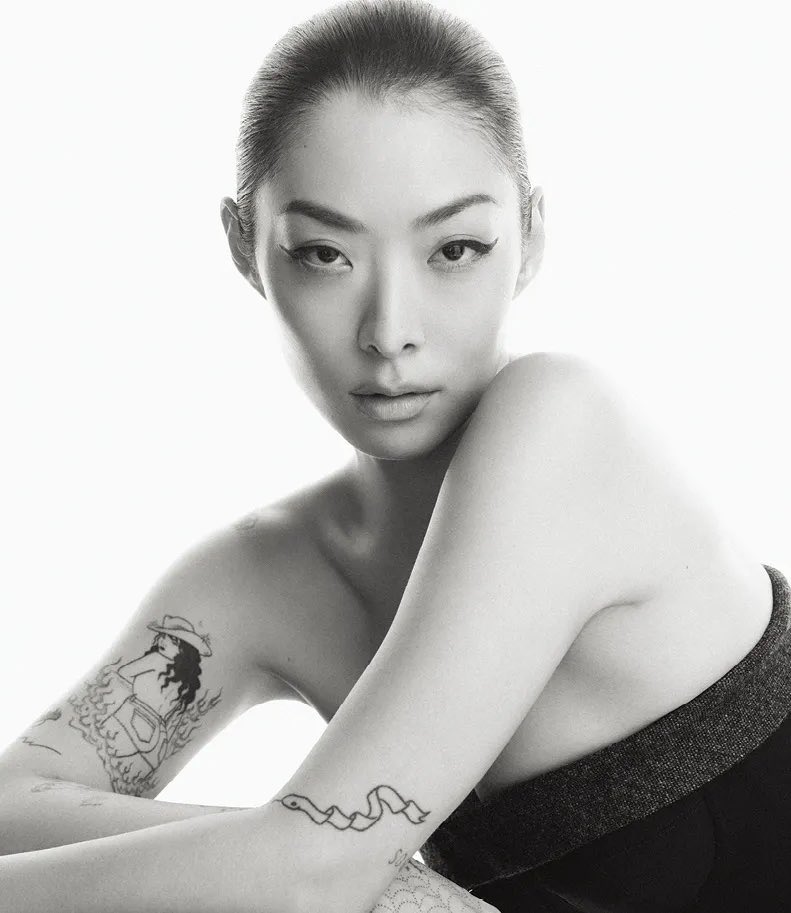 Rina Sawayama tattoos: inline
