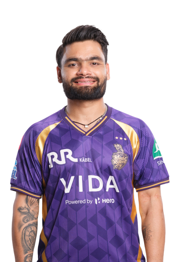 Rinku Singh official KKR portrait with visible arm tattoos Rinku Singh tattoos: forearm tattoo placement reference