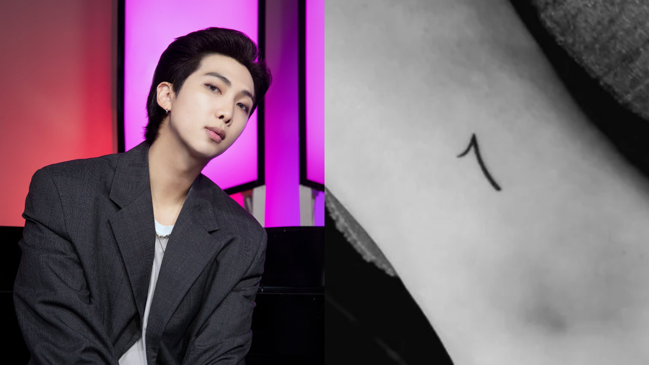 RM high-resolution editorial view of the 7 tattoo on RM's right ankle RM tattoos: high-resolution editorial view of the 7 tattoo on RM's right ankle