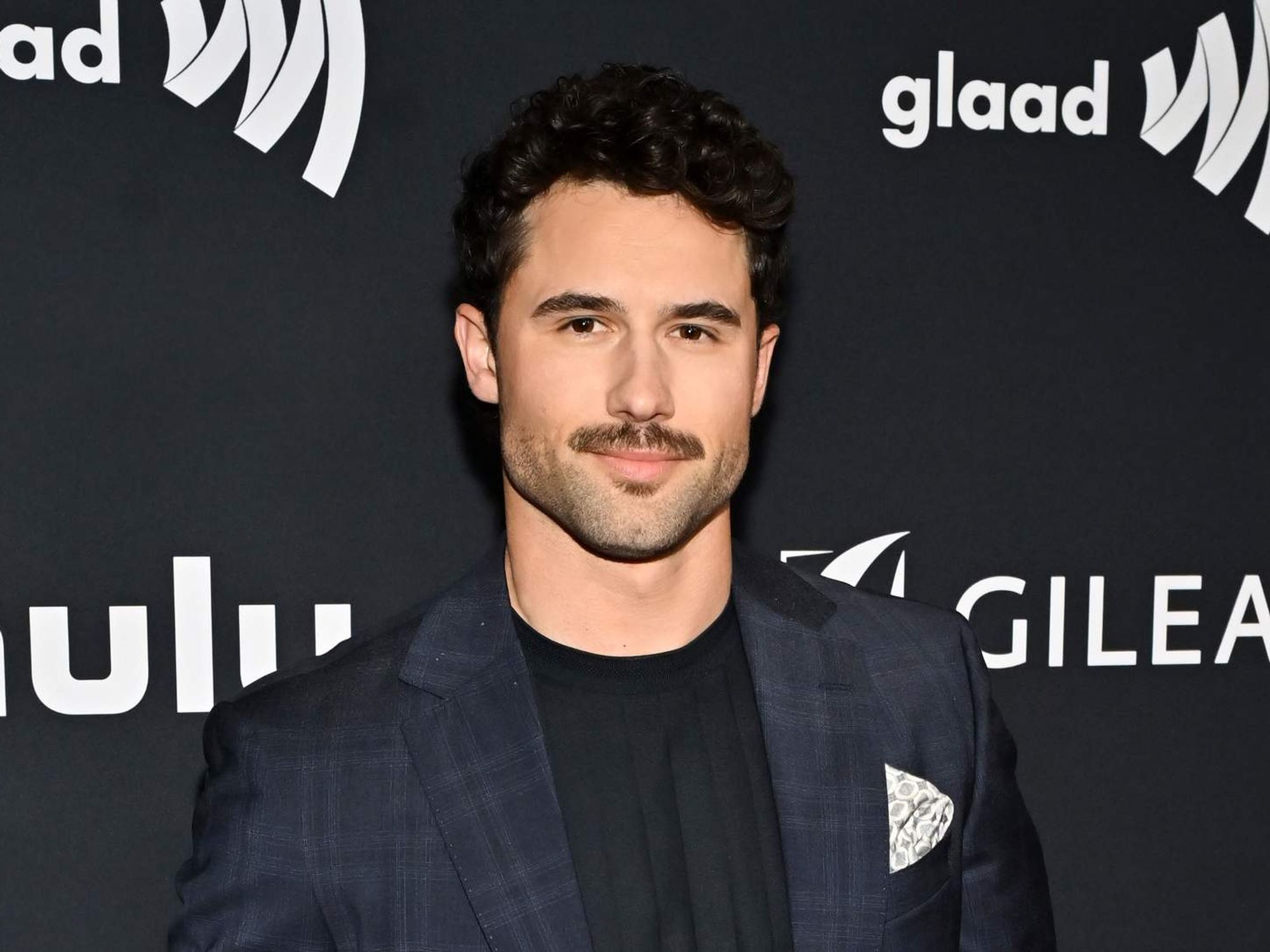 Robbie G.K. GLAAD Awards red-carpet portrait Robbie G.K. in a contextual photograph: inline; not tattoo evidence