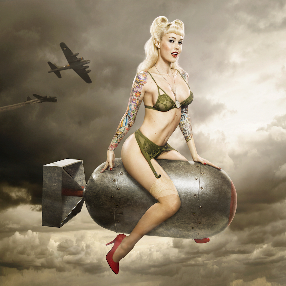 Sabina Kelley tattoos: Separate portfolio image of tattooed back and arms