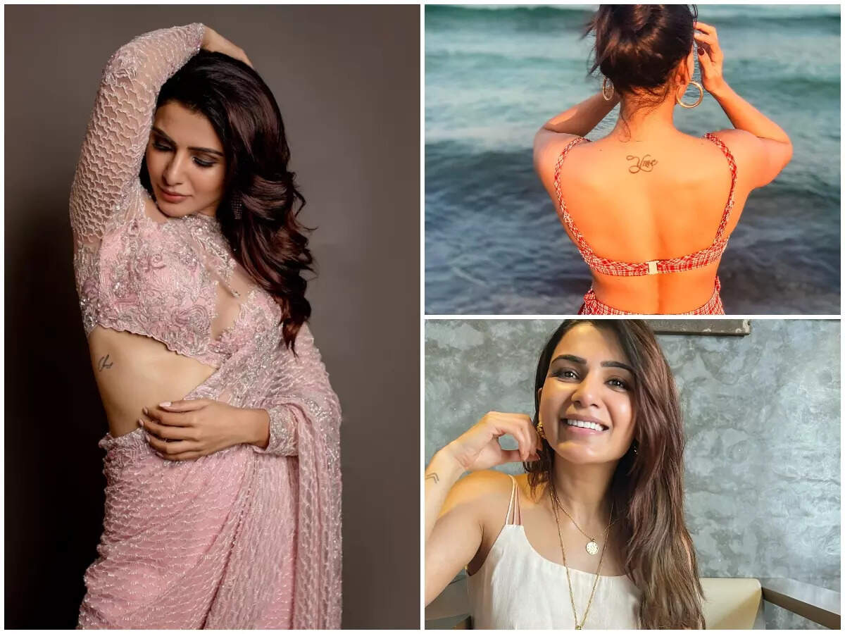 Samantha Ruth Prabhu tattoos: arrow detail section