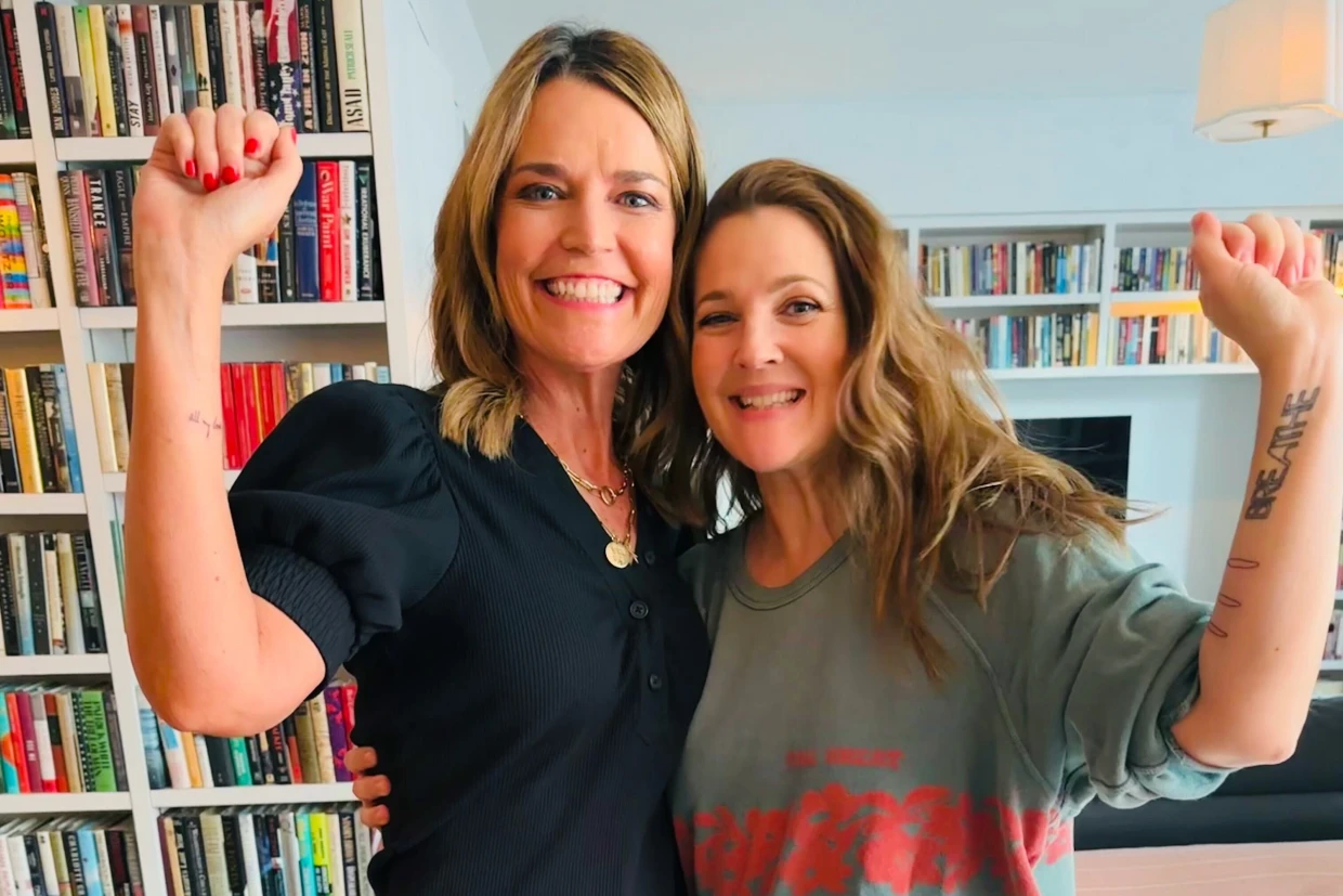 Savannah Guthrie tattoos: Savannah Guthrie friendship tattoo session