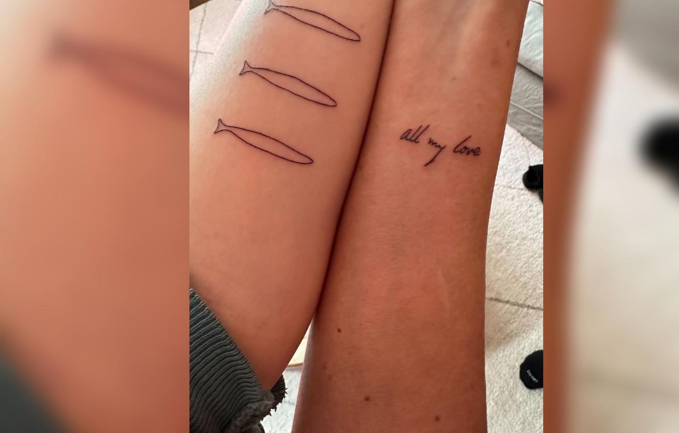 Savannah Guthrie tattoos: Savannah Guthrie's All My Love tattoo
