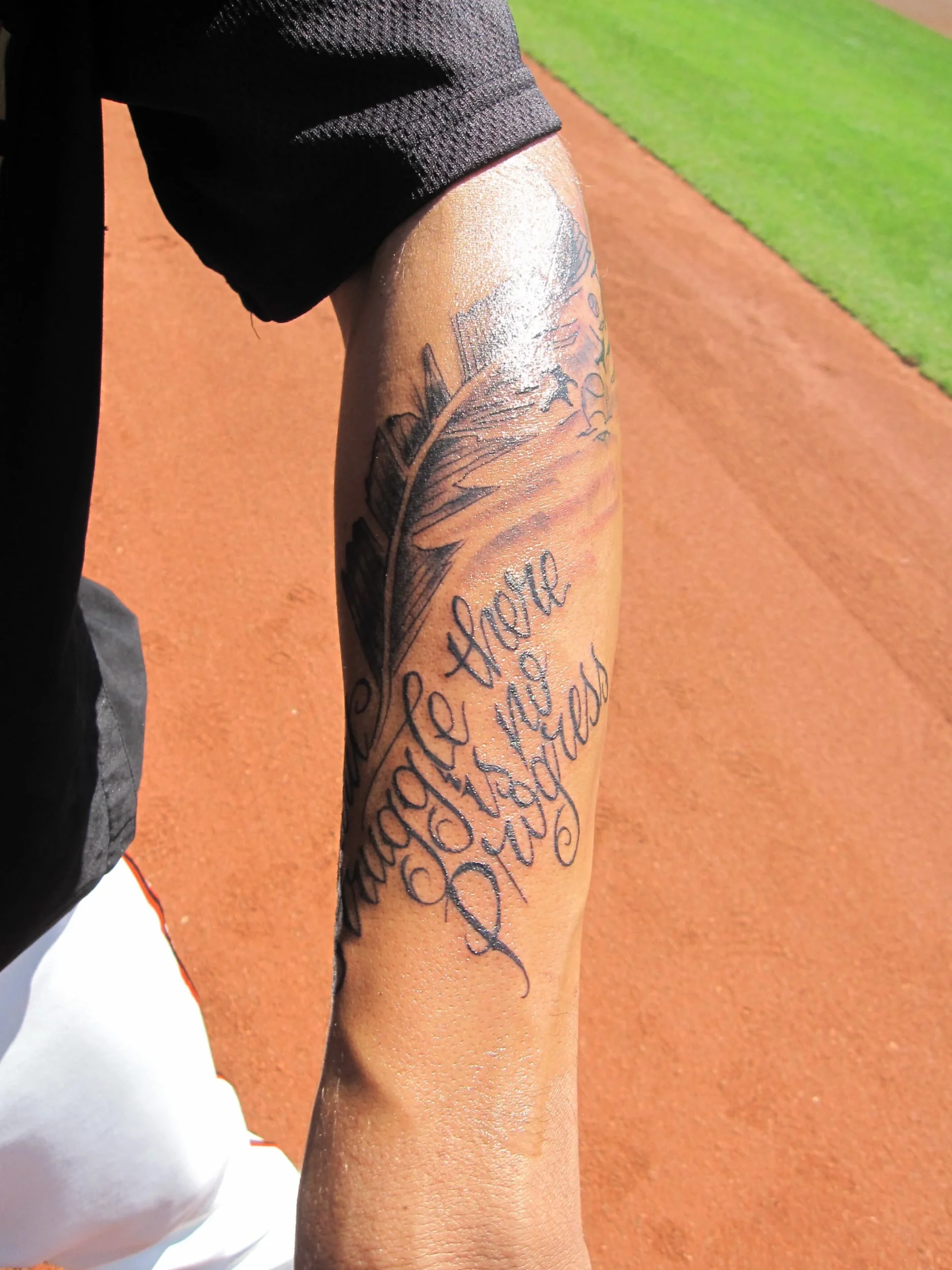 Sergio Romo tattoos: inline tattoo evidence